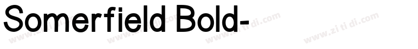 Somerfield Bold字体转换